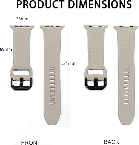 Miniatura 4 de Correas compatibles con Apple Watch Band de 1.929 in, 1.772 in, 1.732 in, 1.654 in, para mujeres y hombres, correa deportiva impermeable para iWatch