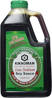 Kikkoman Lite Soy Sauce, 40-Ounce Plastic Bottle (Pack of 2)
