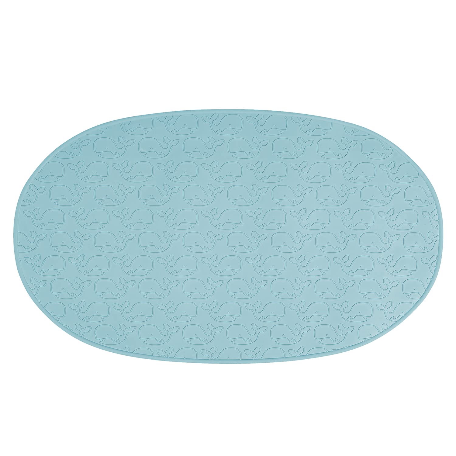 Tapis de bain bébé antidérapant motif baleine 42 x 25 cm