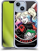 Vista 81 de Head Case Designs Funda de gel suave con licencia oficial de Batman DC Comics Bubblegum Harley Quinn Graphics compatible con Apple iPhone 7