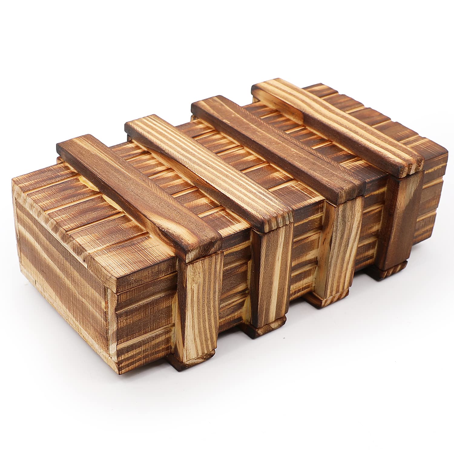 Scatole di puzzle con scomparto segreto, giocattoli magici in legno per bambini e adulti, per conservare buoni soldi gioielli