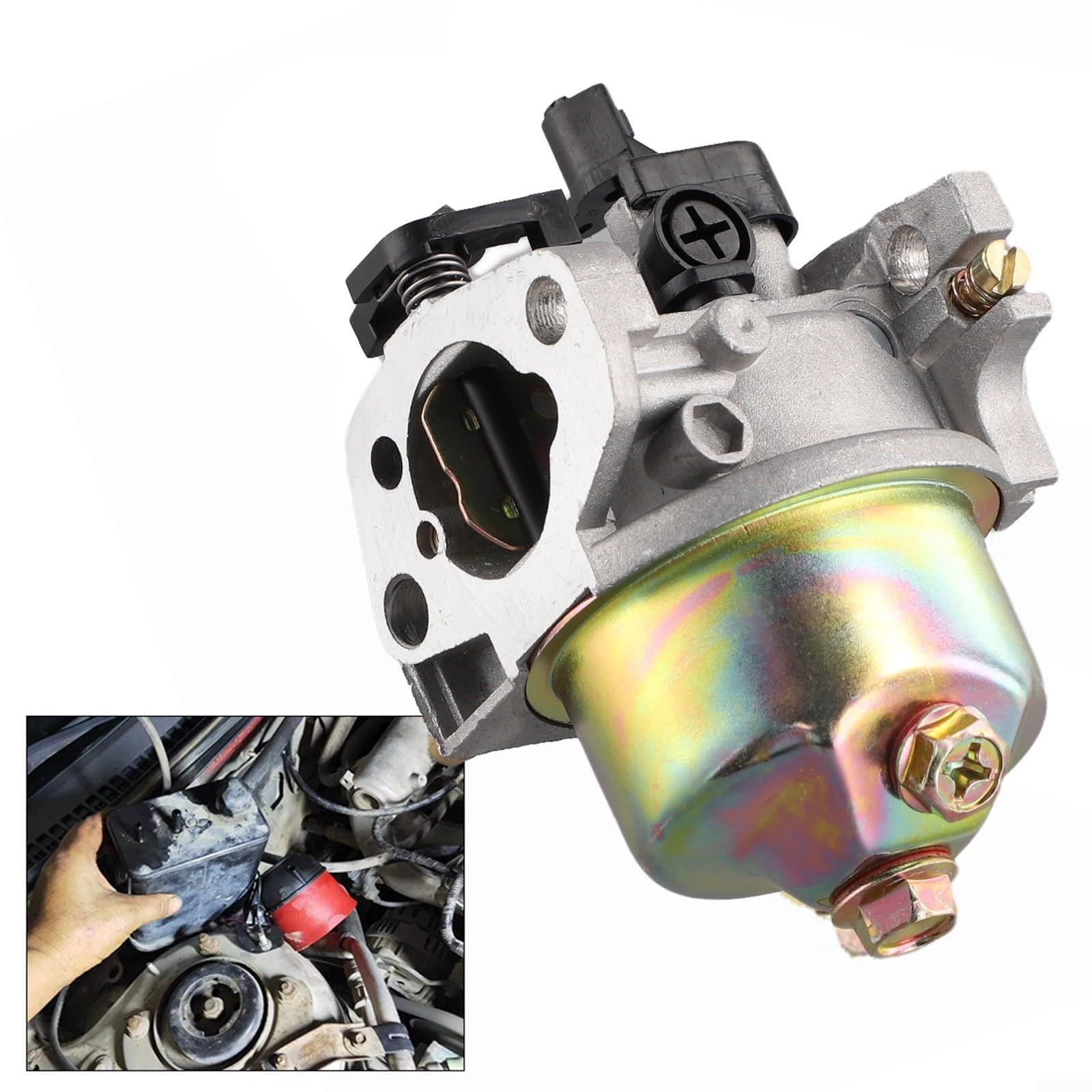 19 mm Vergaser mit automatischem Choke für verschiedene 1P70F 1P70 1P75F 1P75 196CC Rasenmäher
