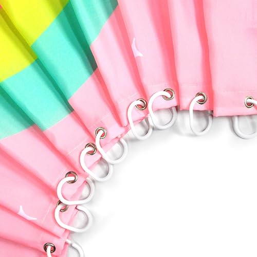 Miniatura 7 de LB Cortinas de ducha de invierno para baño, copo de nieve, ramas de pino, nieve, escena de nieve, juego de cortina de ducha con 12 ganchos, tela de