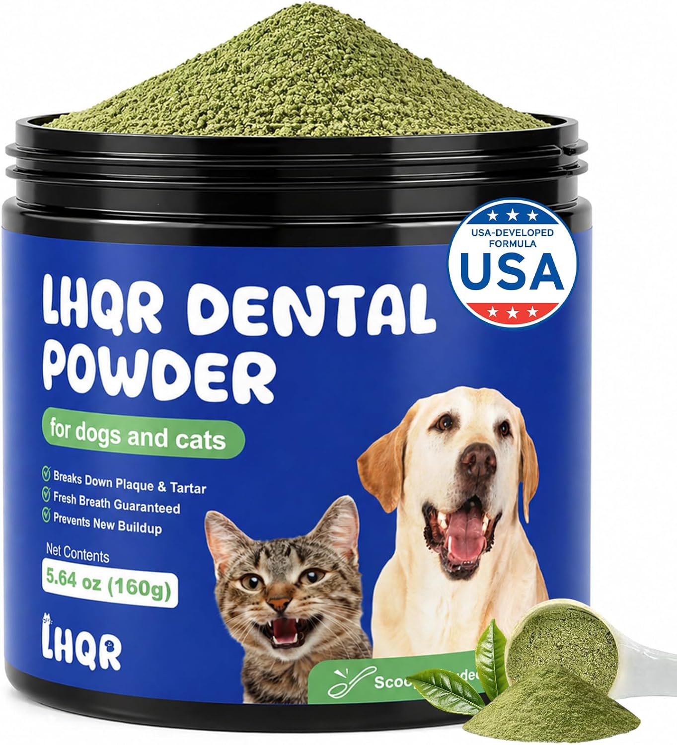 LHQR Dog Teeth Cleaning Powder — Mint