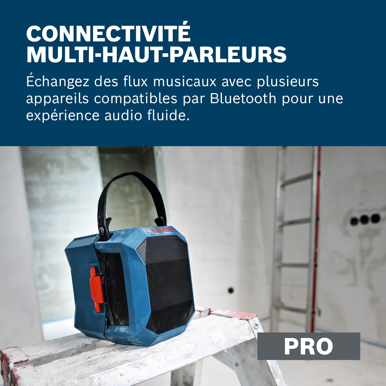 Bosch Professional 18V System Enceinte Bluetooth sans-Fil GPB 18V-1 C