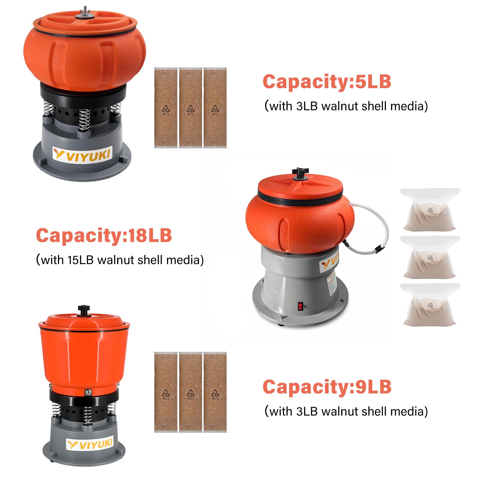 Vibratory Tumbler Polisher - 9lb Capacity -6
