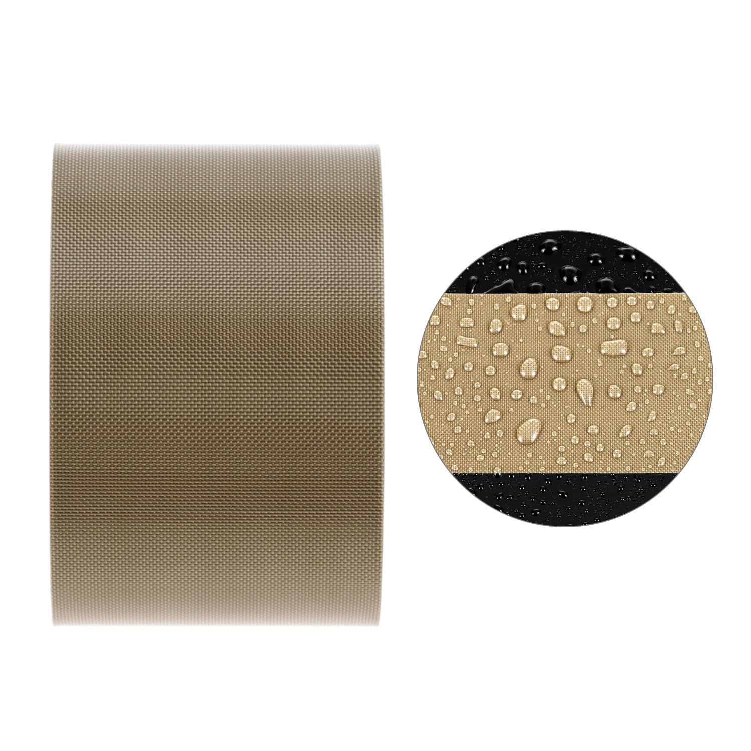 QWORK® Cinta de PTFE 40mm x 10m (0.18mm) – Cinta Adhesiva de Alta Temperatura Resistente hasta 300°C para Envasadora al Vacío, Sellado por Impulsos y Aislamiento Eléctrico