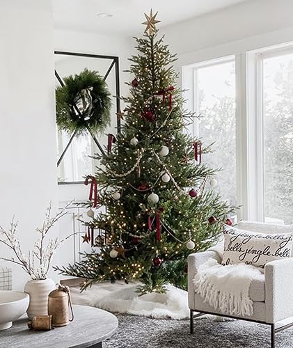 Miniatura 144 de Cinta de terciopelo caqui de 3/8 pulgadas, 25 yardas para árbol de Navidad, envoltura de regalos, ramo de flores, decoraciones de corona