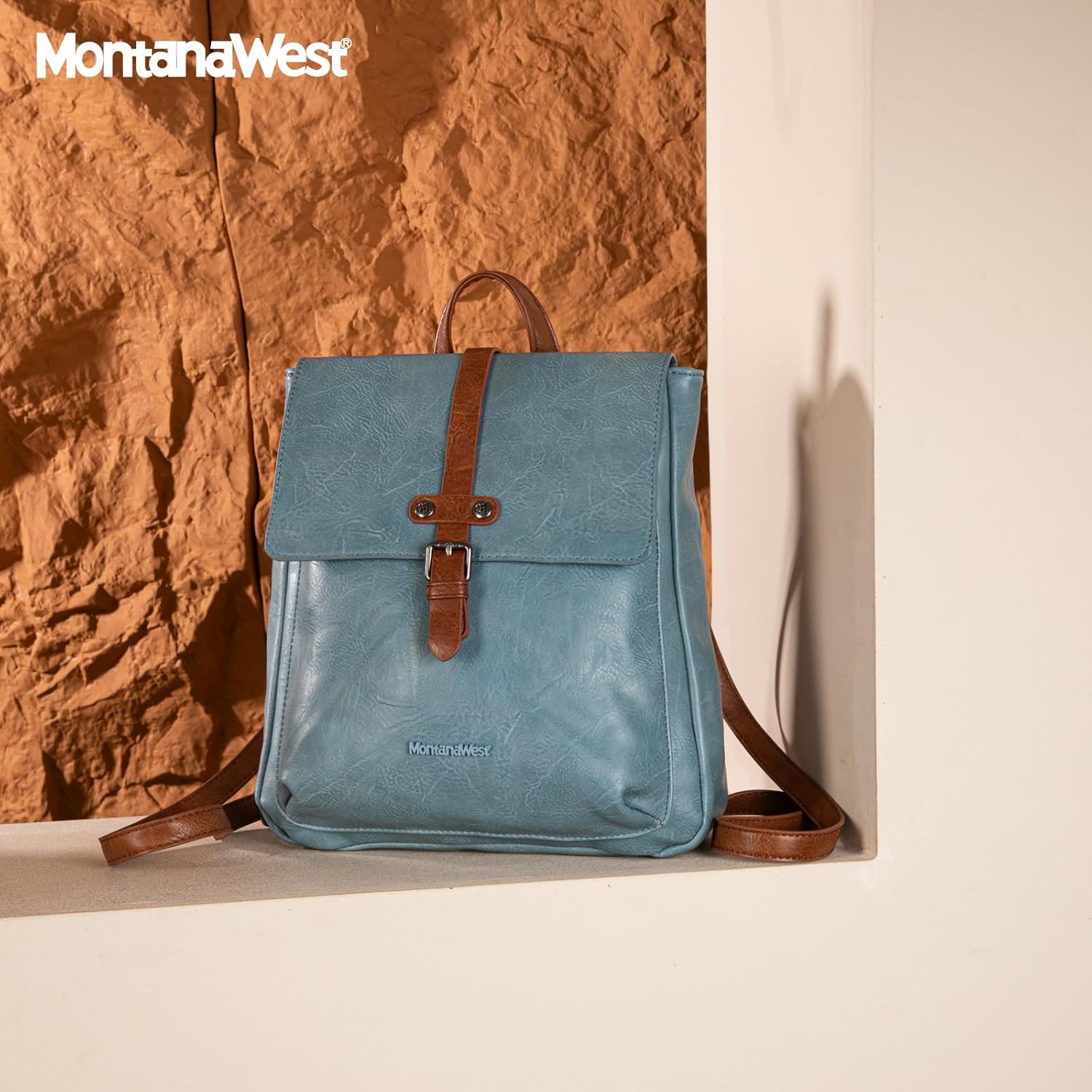 Montana West Small Casual Daypack Backpack Purse for Women Convertible Crossbody Bag for Travel Work - Image 3