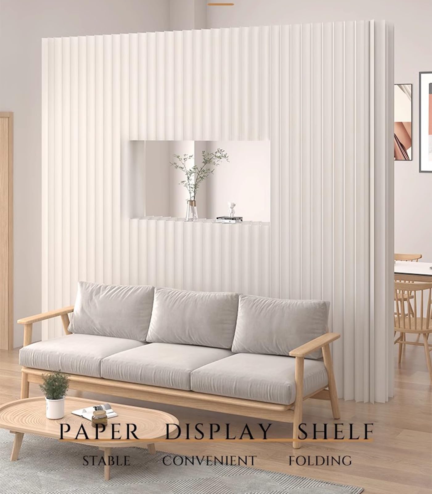 Divisori per ambienti, Parete divisoria for ambienti con finestra(3x1.6 m/9.84x5.25 ft)