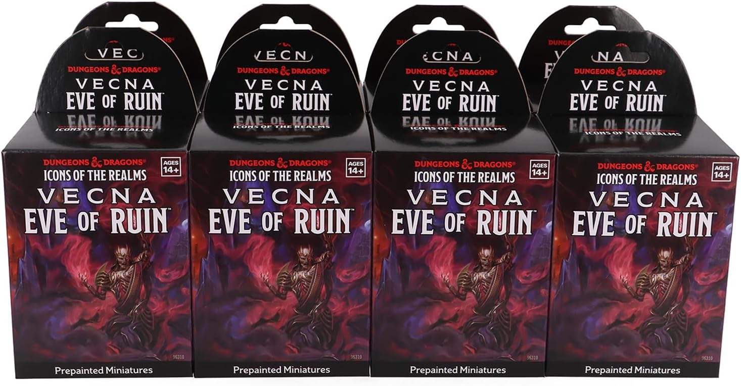 D&D Icons of the Realms: Vecna: Eve of Ruin - 8 ct. Booster Brick (Set 32)