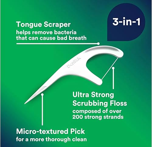 Miniatura 8 de DenTek Triple Clean Advanced Clean - Púas de hilo dental (90 unidades, 5 unidades)