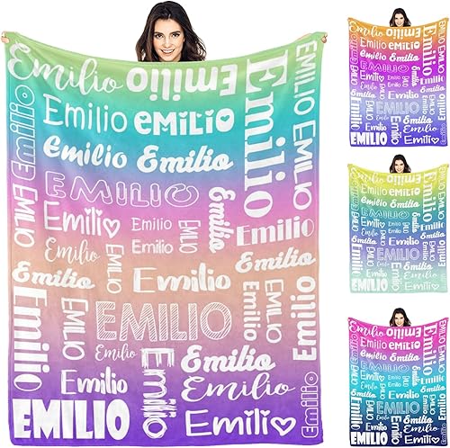 Dr.TOUGH Mantas y mantas personalizadas para niños y adultos, mantas personalizadas para niños, manta personalizada con nombre para adultos, regalos