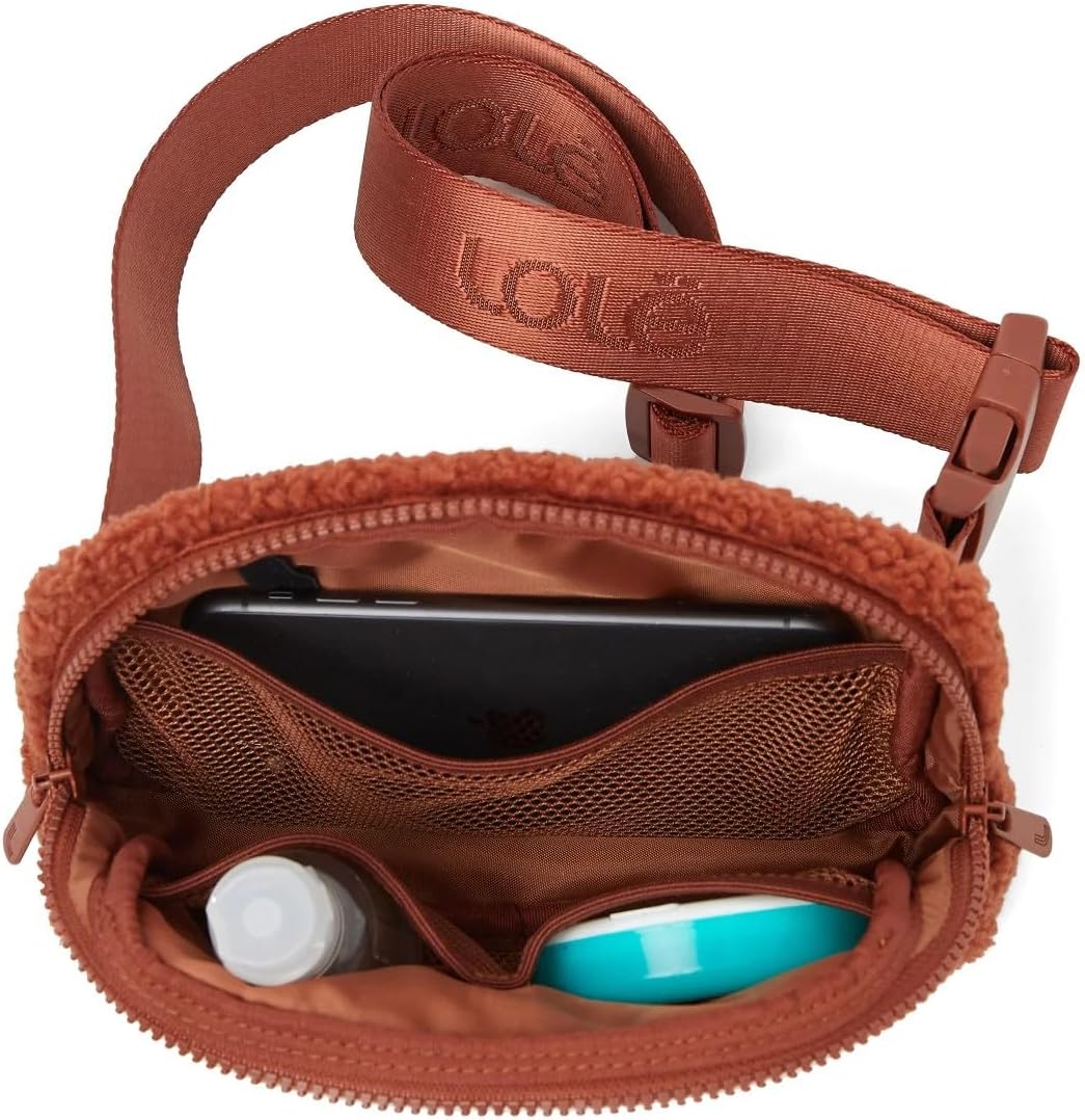 LOLË Convertible Belt Bag, Cross Body Design, Unisex, Copper - Image 3
