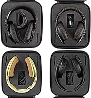 Vista 5 de Geekria Shield - Funda para auriculares compatible con SHURE SRH440, SRH240A, funda de repuesto rígida para viajes, bolsa de transporte