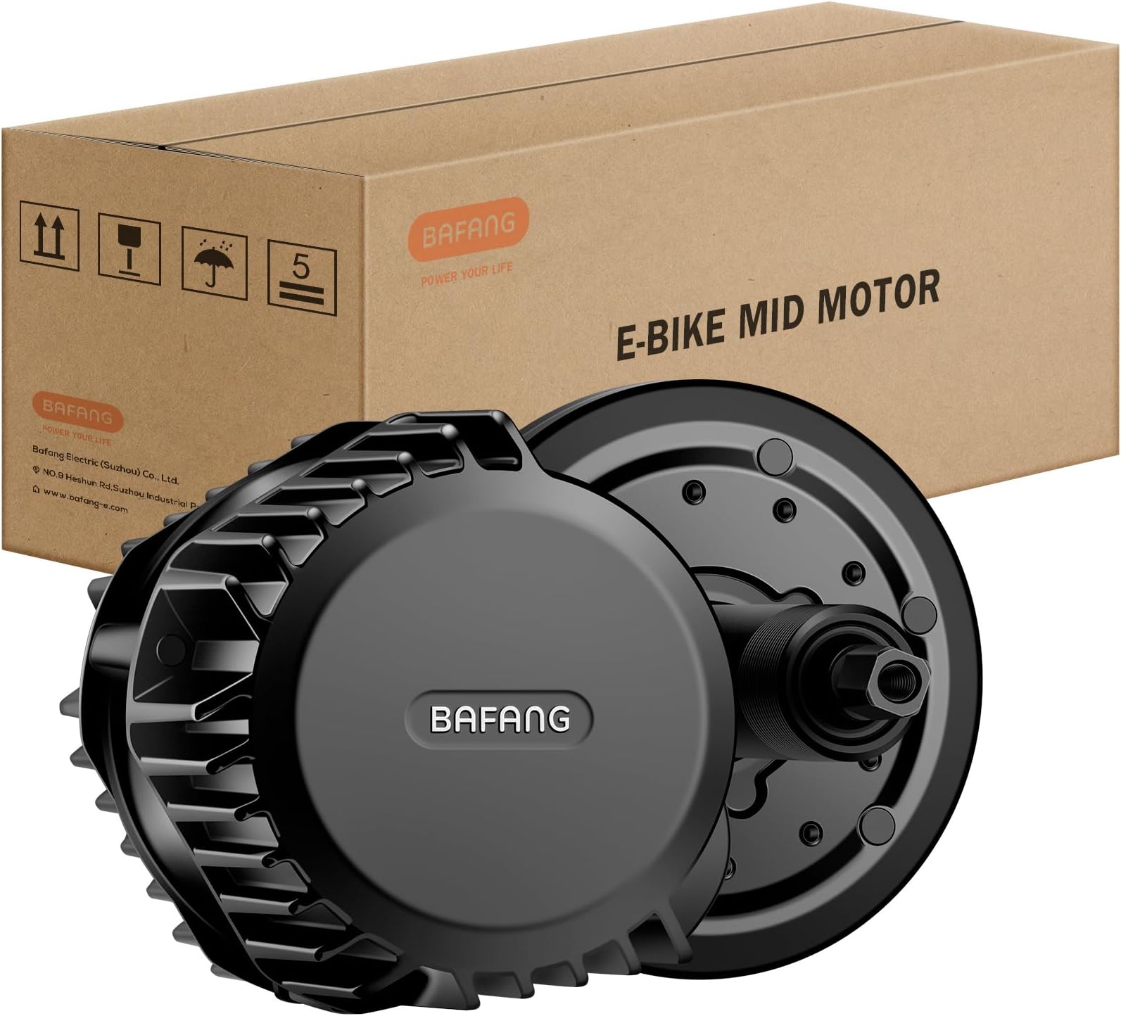 BAFANG Mid Drive Kit 36V/48V 250W/500W/750W/1000W with UART Protocol, BBS01B BBS02B BBS-HD eBike Conversion Kit for 68mm Bottom Bracket with Battery and Display(Optional)