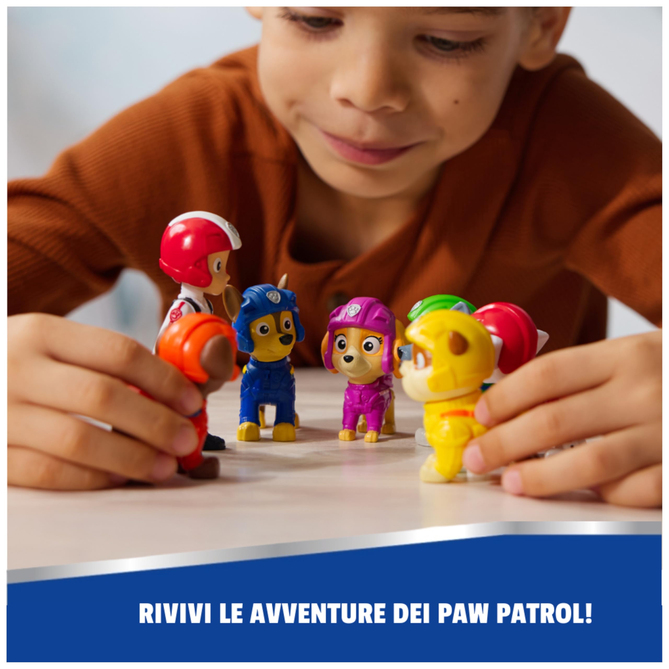 Paw Patrol Air Rescue, Confezione Regalo con Personaggi, 7 Cuccioli collezionabili, Giocattoli per Bambini e Bambine dai 3 Anni in su
