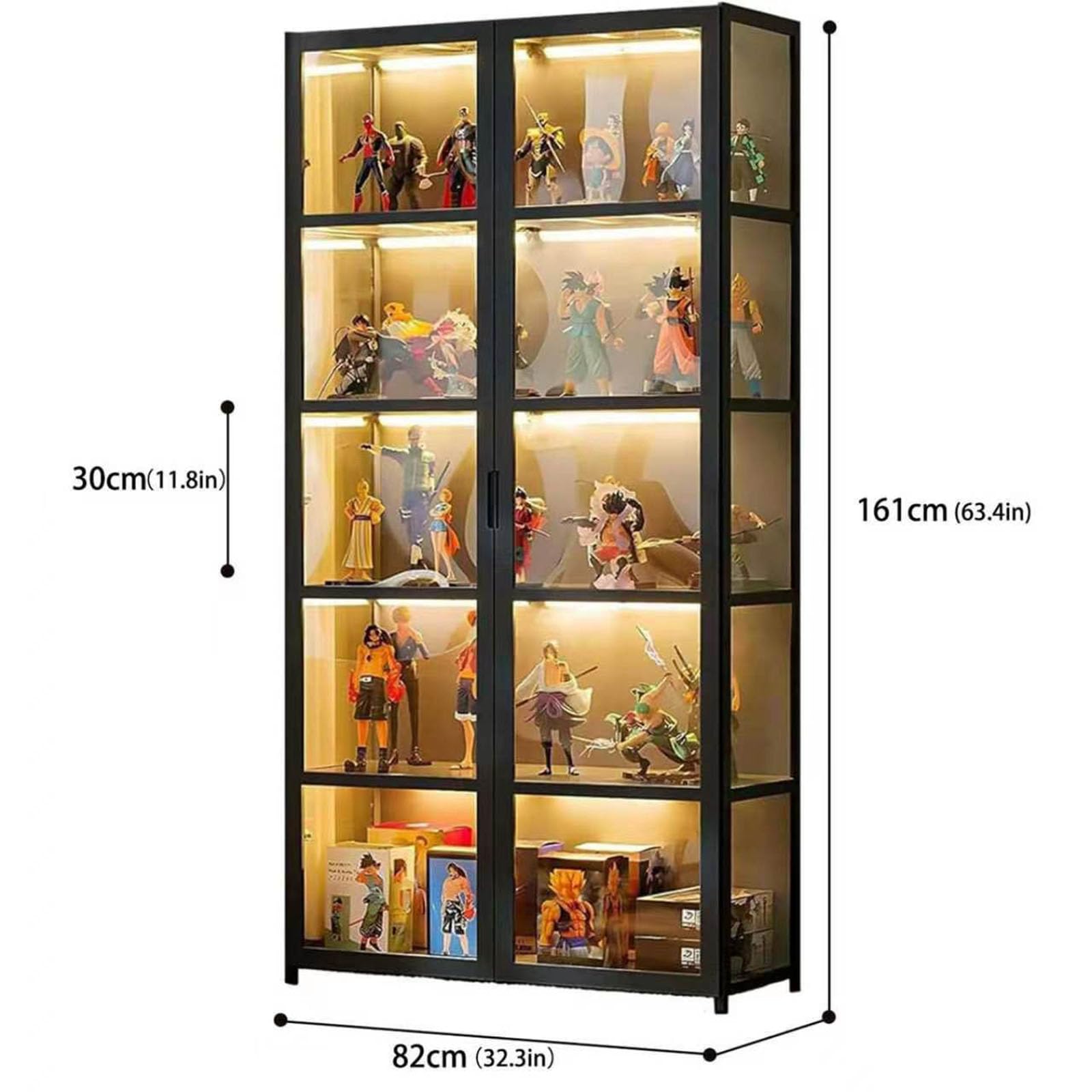 Standvitrine Mit Acrylglas Glasvitrine Standvitrine