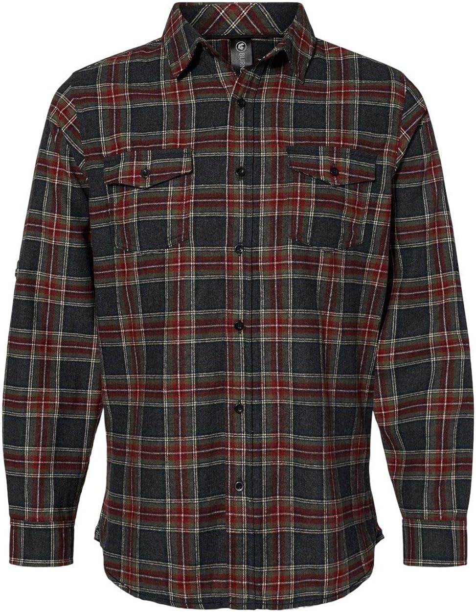 Burnside Men’s YarnDyed Long Sleeve Flannel Shirt