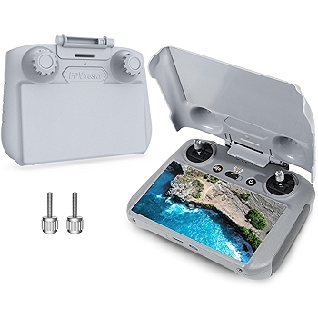 FPVtosky 2合1 Mini 4 Pro RC 遥控器遮阳罩与保护盖 兼容DJI Air 3/ Mini 4 Pro RC2