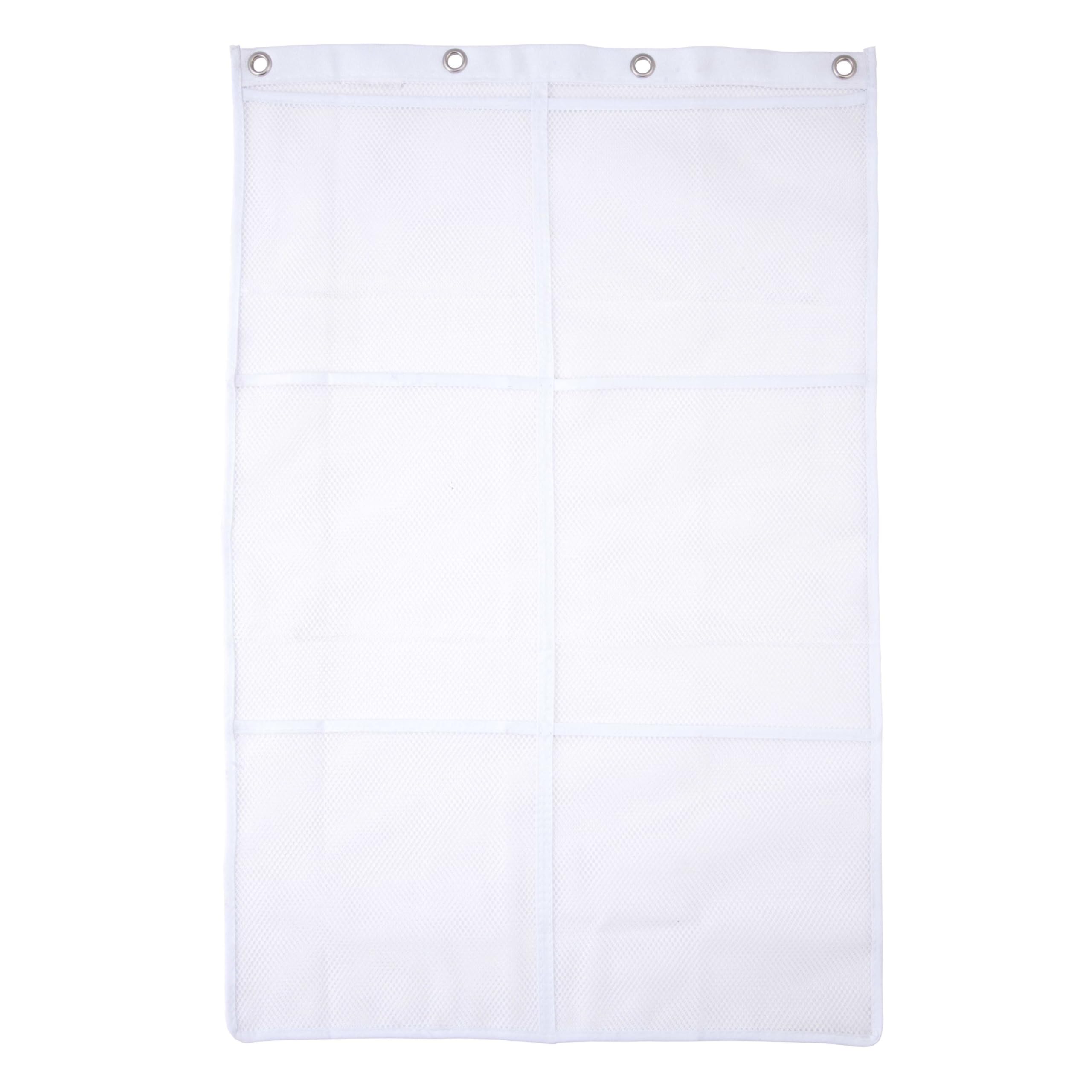 Kenney 6-Pocket Hanging Mesh Shower Organization Caddy White