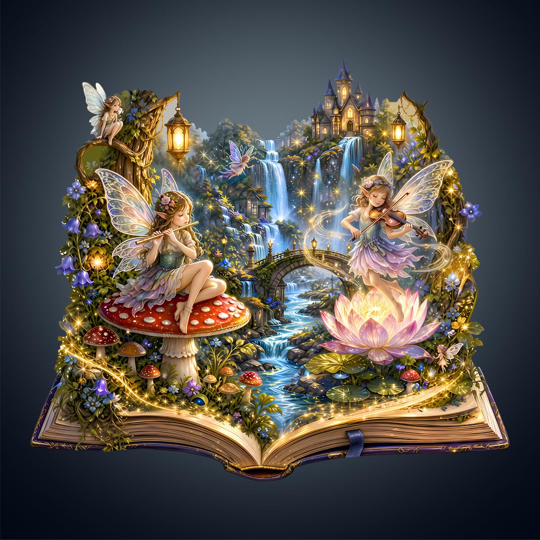 WOODBESTS Wooden Puzzles for Adults, Blossom Grimoire Wooden Puzzle, Irregular Unique Puzzles, Beautiful Gifts for Puzzle Lovers (13.4 * 11.8 in 225pcs)
