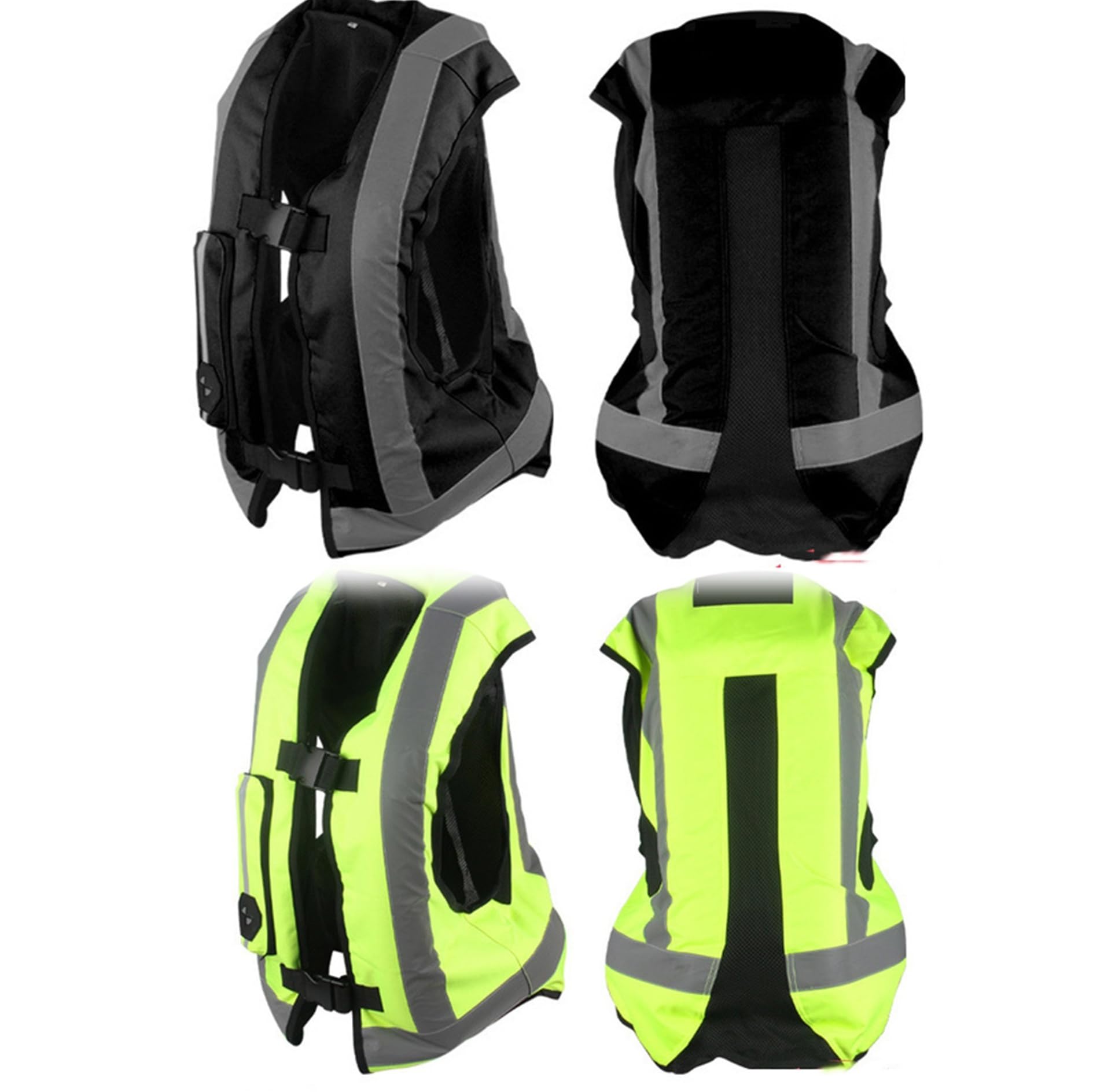 Unisex -Motorrad -Airbag -Weste for Fahrer - Leichtes Motorrad Aufblasbare Airbag -Weste Mit Wirbelsäulenschutz