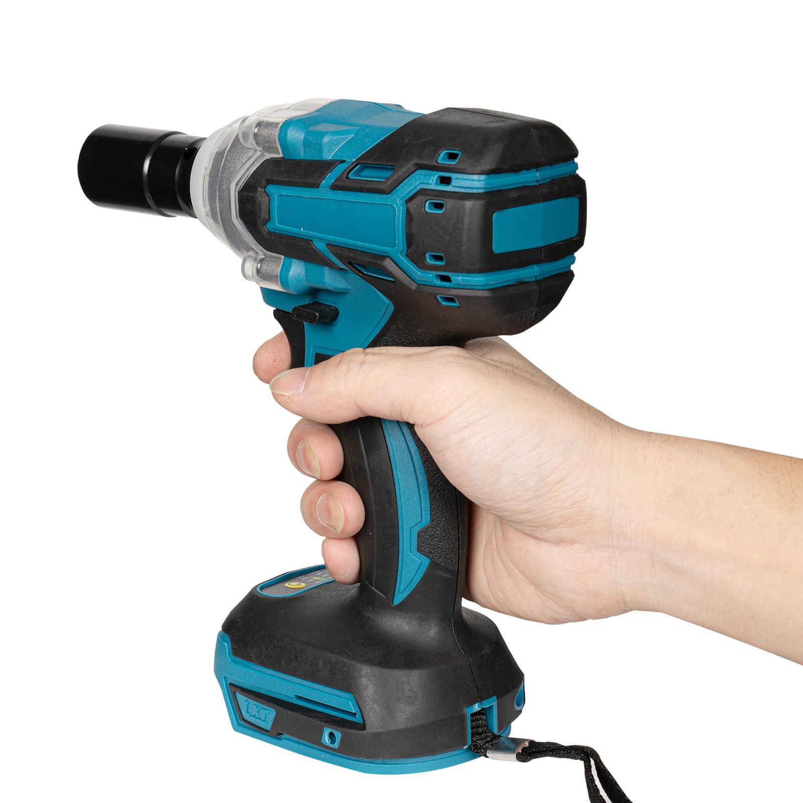 Visseuse à Impact sans fil, Visseuse à Chocs Batterie, 18V-520Nm 4000tr/min, Visseuse Clé à chocs à percussion sans fil avec LED