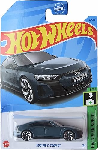 Hot Wheels Audi RS E Tron GT, HW Verde Velocidad 610