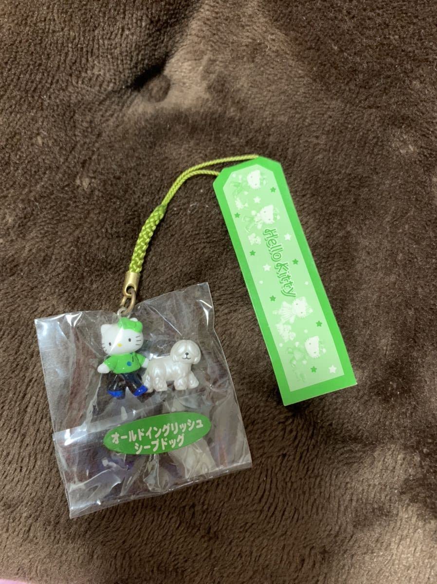激レア ハローキティ オールドイングリッシュシープドッグ 犬とお散歩シリーズ Amazon.co.jp: キティお散歩犬根付け オールドイングリッシュ