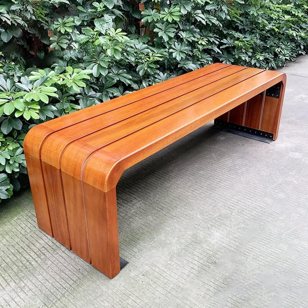 Patio Benches for Outdoors Simple Park Bench Square Garden Landscape Outdoor Leisure Suitable for Courtyard Backyard Garden Benches for Outdoors