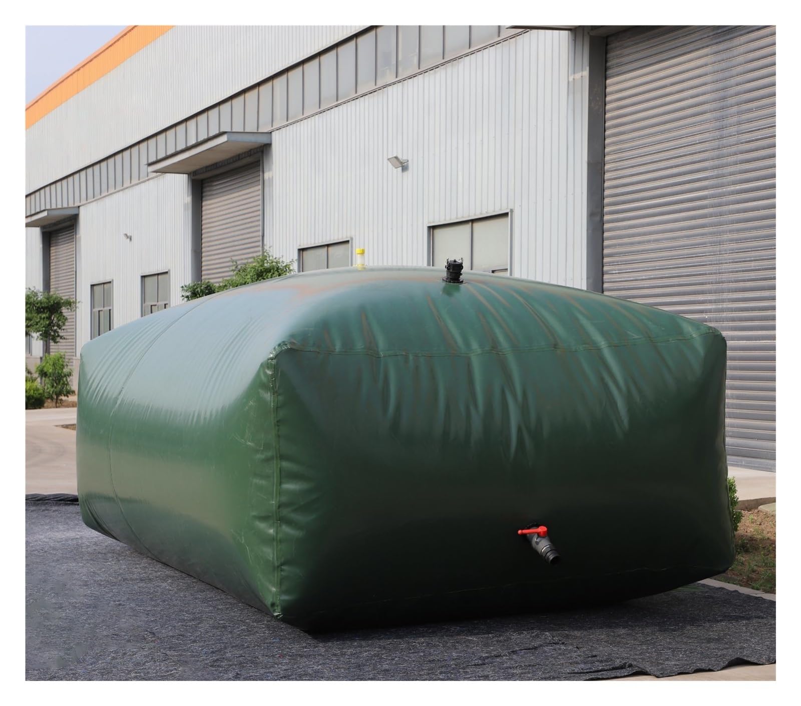 1000 Gallon Collapsible PVC Water Storage Bladder(1x0.7x0.35m/250L/66Gallon)