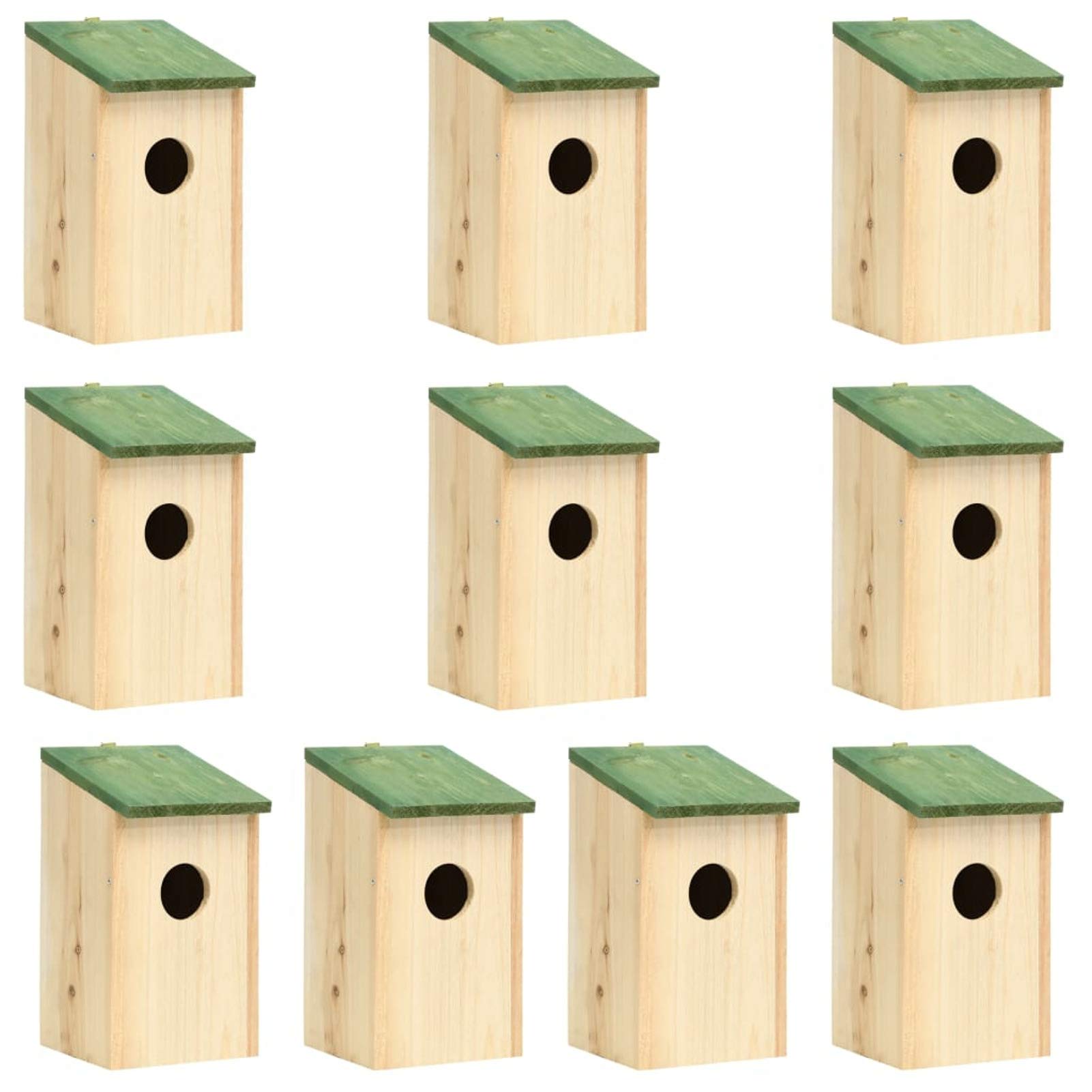 Tidyard Nido Artificiale Casetta per Uccelli in Legno, da Appendere, Porta Piccola Apertura 12x12x22cm,Uccelli Selvatici in Legno, da Esterno