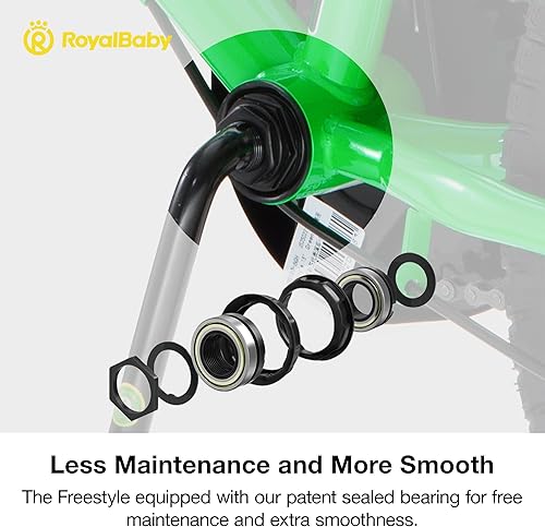 Miniatura 4 de RoyalBaby Kids Bike EZ Balance to Pedal Dual Handbrake Toddlers Boys Girls Bicycle 12-20 Inch for Age 3-10 Years