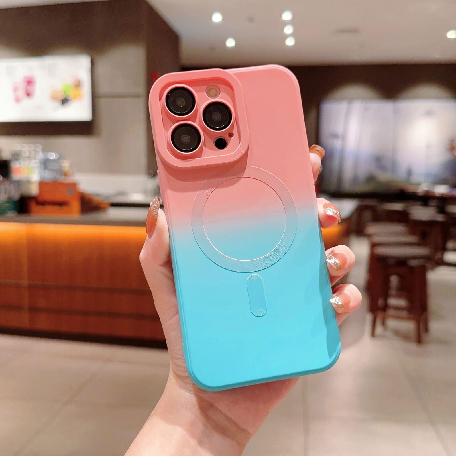 Coque silicone iPhone 14 Pro Max magnétique de qualité supérieure - 7