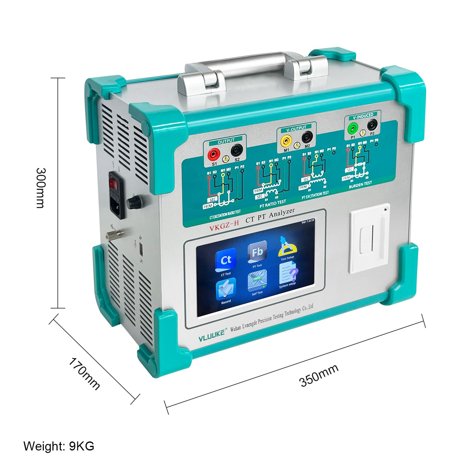 VKGZ-H CT PT Analyzer Excitation Characteristics Tester Secondary Winding Resistance Polarity Testing Secondary Burden Measurement