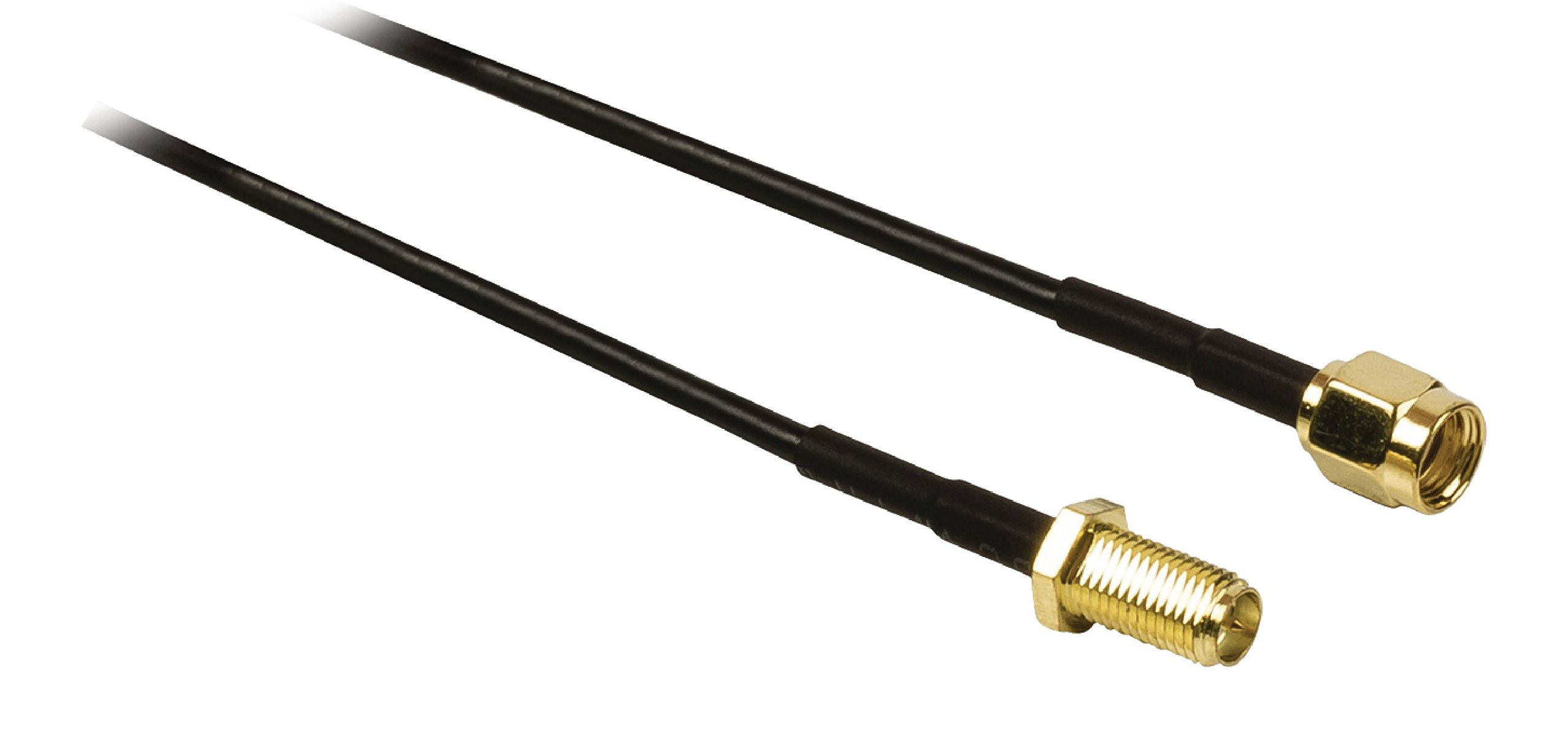 Valueline 3.00 m Reverse Polarity SMA Antenna Cable - Black