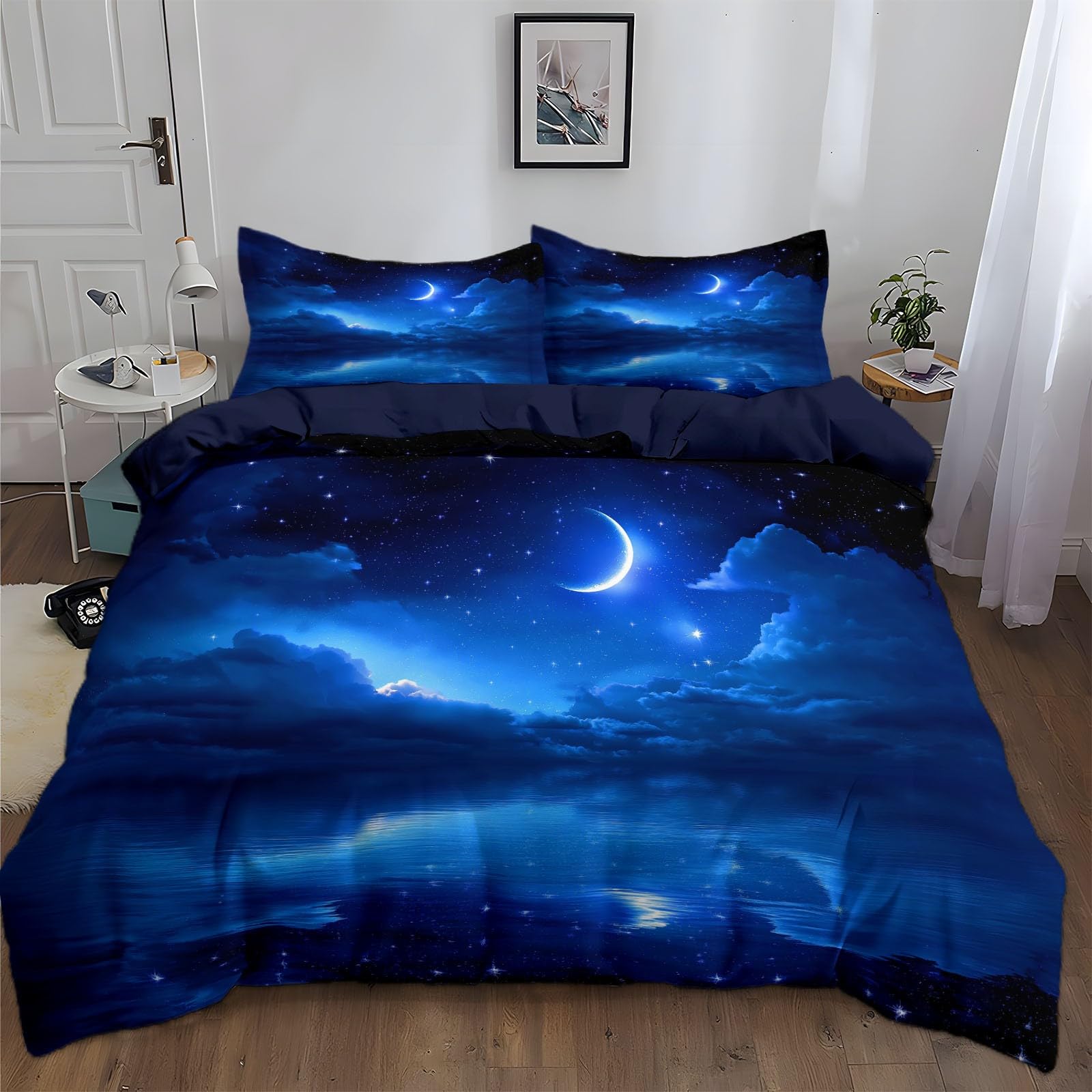 Générique Parure da letto in microfibra, 220 x 240 cm, morbida, resistente, traspirante, con cerniera, per ragazze e adolescenti