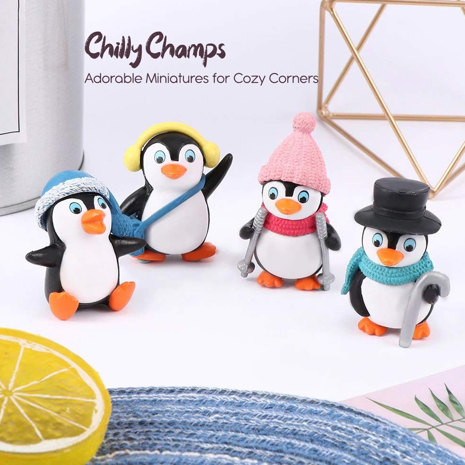 Ekhasa Penguin Miniatures - Cute Desk Decor & Gifts -3