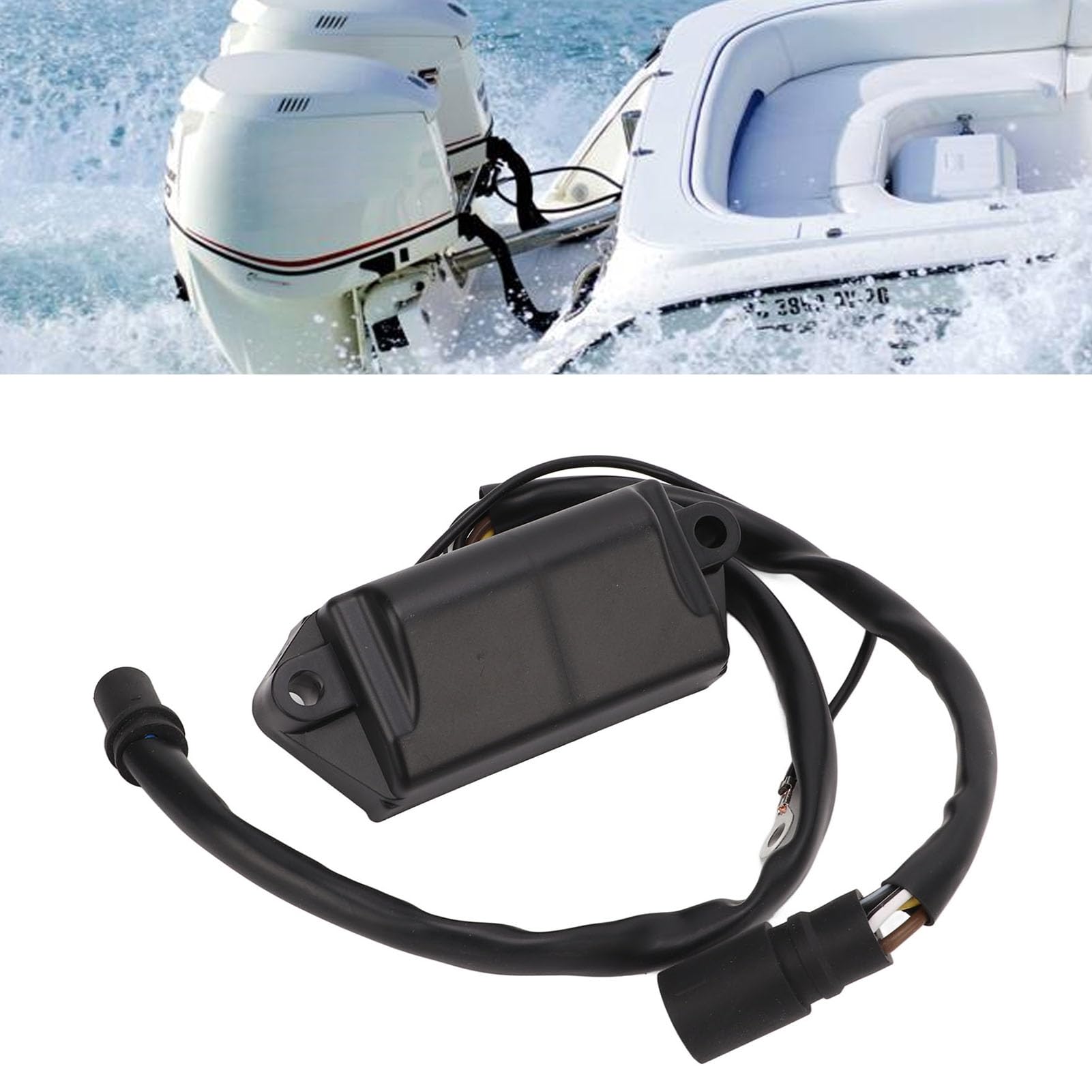 Bloc D'alimentation CDI, 113‑2453 Bloc D'alimentation ABS Résistant à la Chaleur Remplacement pour Moteurs Johnson Evinrude 2 Cylindres 1978‑1984