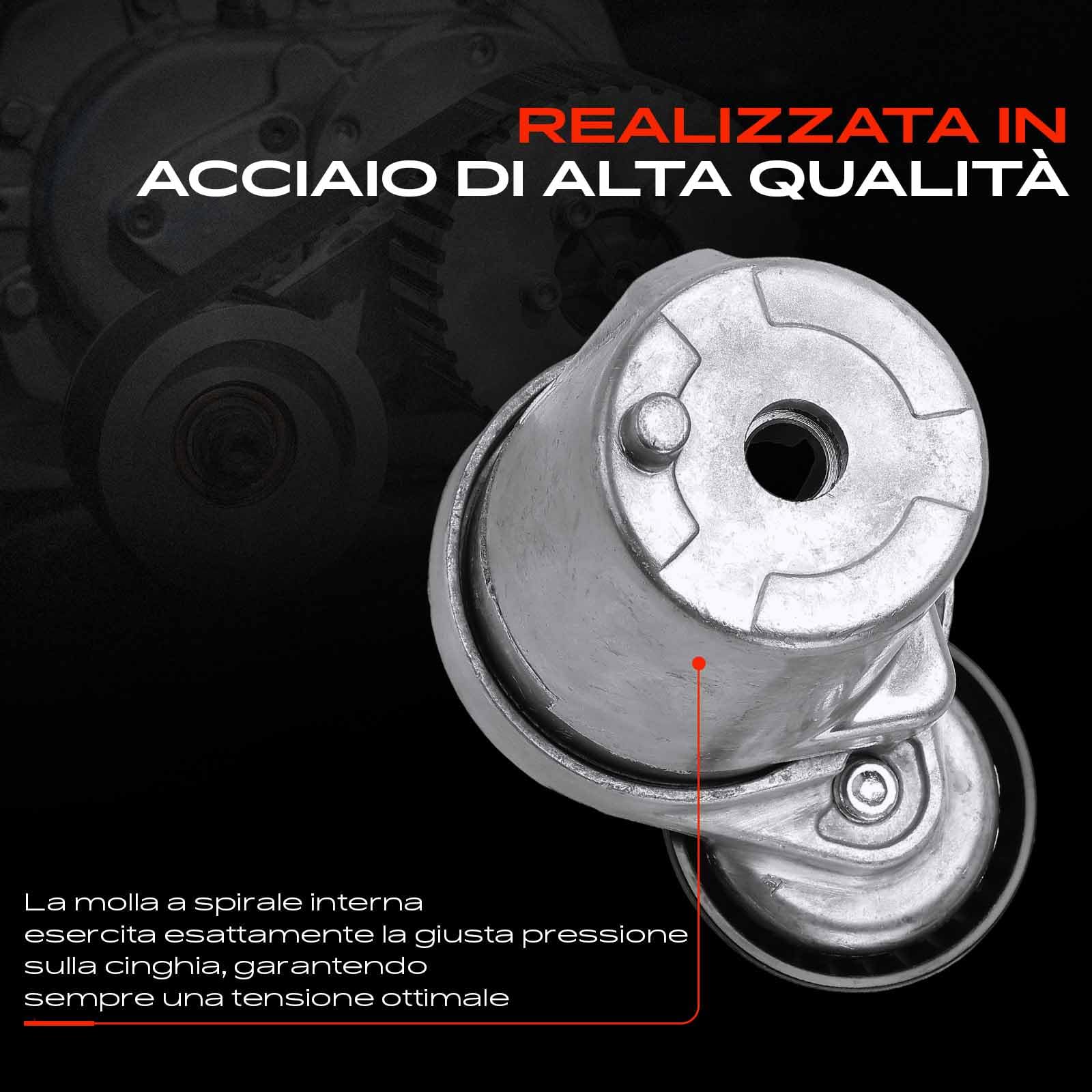 Frankberg Puleggia Guida a Rulli Diesel Compatibile con X1 E84 2.0L Serie 3 Touring E91 2.0L Serie 5 Touring F11 3.0L Serie 1 E87 2.0L X5 E70 3.0L Replace# T39109