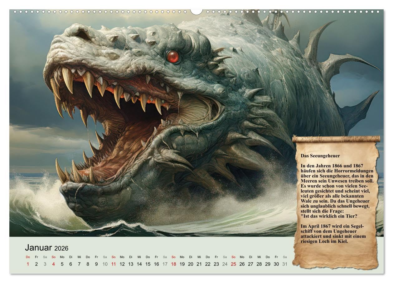 Reise unter dem Meer (hochwertiger Premium Wandkalender 2026 DIN A2 quer), Kunstdruck in Hochglanz: nach einem Roman von Jules Verne (CALVENDO Wissenschaft)