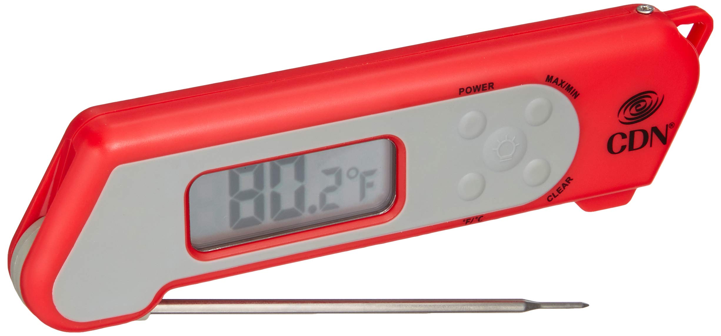 ProAccurate Folding Thermocouple Thermometer Color: Red