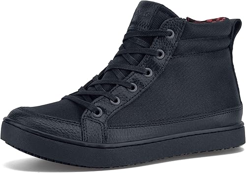 MOZO Zapatos de servicio de alimentos antideslizantes para mujer, cómodos, antideslizantes, zapatos de seguridad para mujer, tenis de cocina de alta