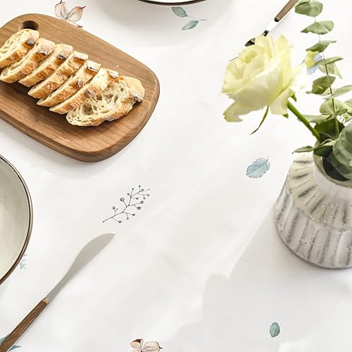 Miniatura 4 de Horaldaily Mantel redondo de otoño de 60 x 60 pulgadas, para decoración de mesa de fiesta de picnic y cena de Acción de Gracias, camión azul, gnomo,