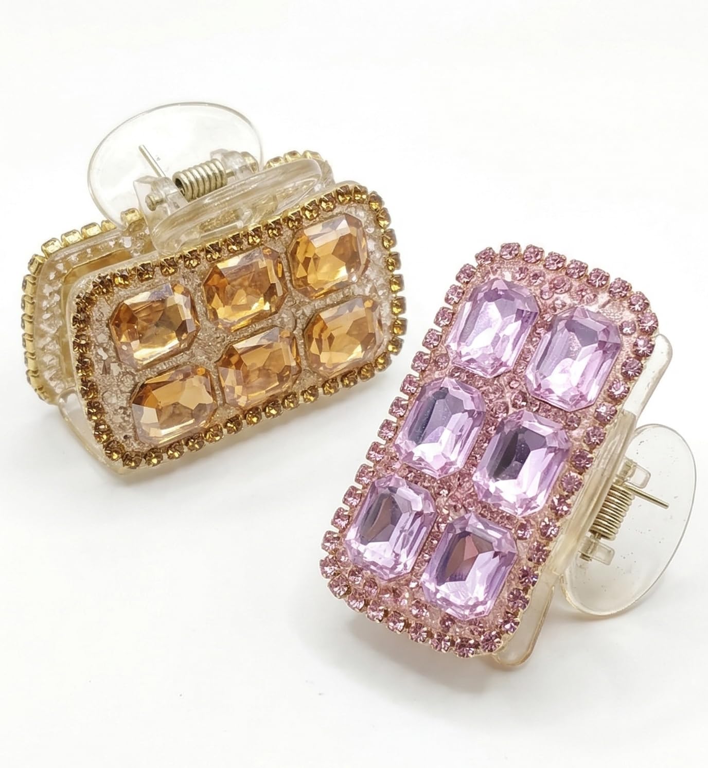 Luxury Crystal Hair Claw Clips for Women | Elegant Rhinestone Hair Clips | Strong Hold Non-Slip Hair Accessories for Girls... - Review, Price and Buying Guide