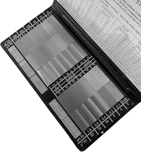 Miniatura 5 de DBM IMPORTACIONES Espécimen de rugosidad superficial Comparador de bolsillo compuesto calibre 30 PC