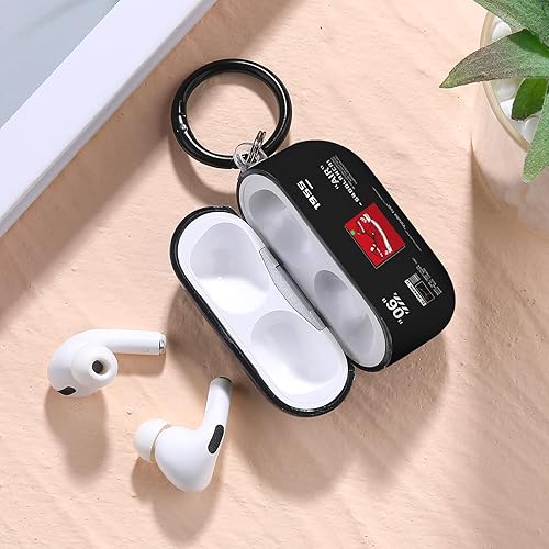 Vista 48 de Funda para Airpods Pro Air Sports Shoes, funda protectora de TPU suave resistente para Apple Airpod Pro con llavero para mujeres y hombres, azul