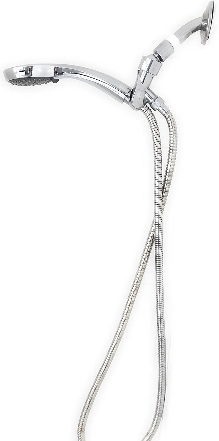 Best Handheld Shower Head for Low Water Pressure (59" Stainless Hose Rain Spray Head)