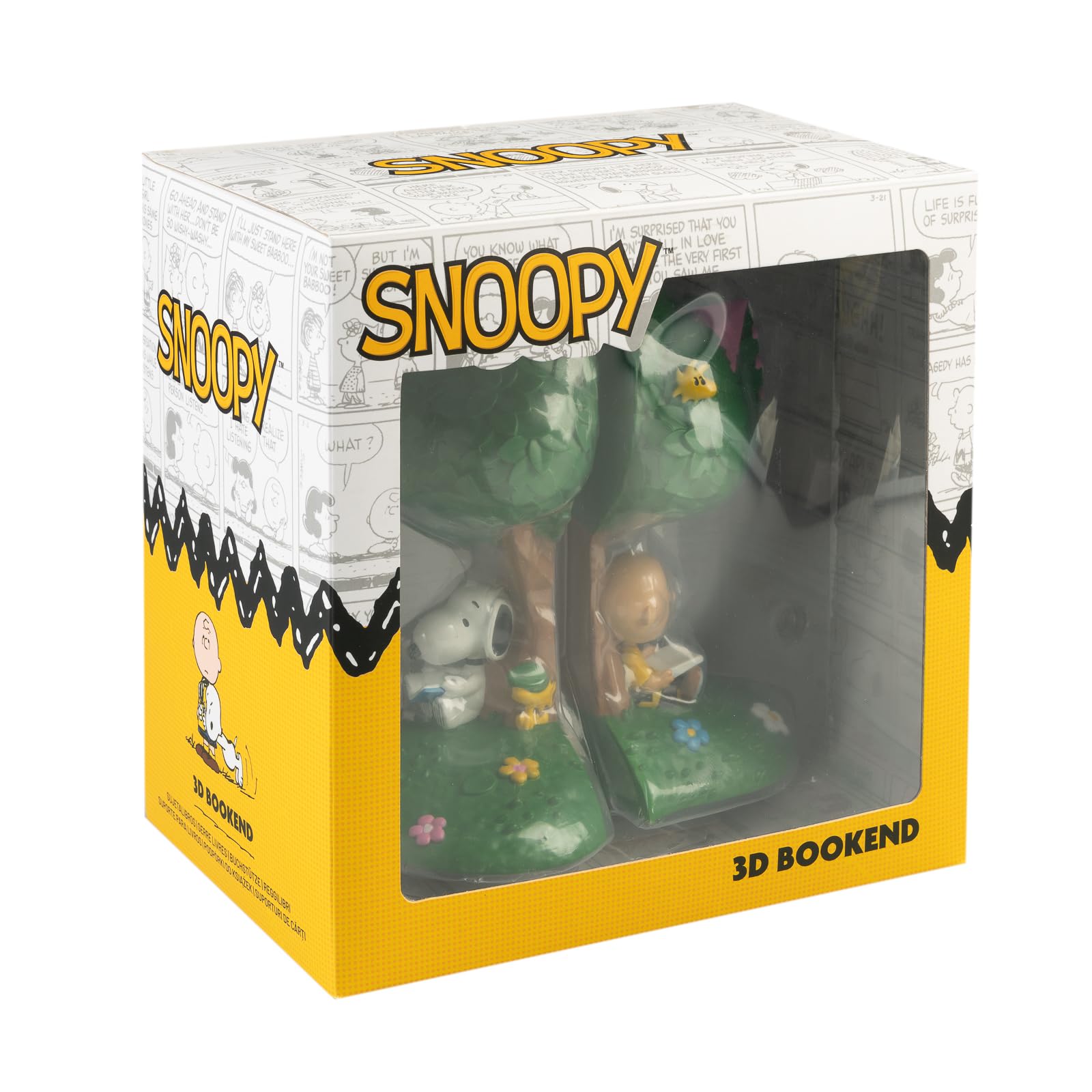 Grupo Erik Orzeszki ziemne Snoopy Bookends - prezenty, towar, figurka